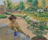 MURET Albert 1874-1955,Jardin en floraison,Christie's GB 2015-12-15