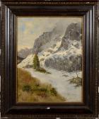 MURGEA O 1800-1900,Paysage de montagne,1890,VanDerKindere BE 2013-12-10