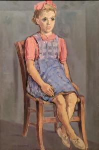 MURGINSKI david 1905-1975,Seated Girl,Matsa IL 2019-07-15