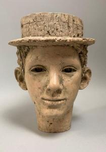 MURIEDAS RAMON 1938-2014,Tête de jeune homme au chapeau,Eric Caudron FR 2023-05-26