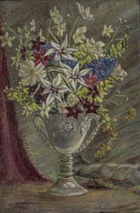 MURIEL LADY WHEELER 1888-1979,Flowers in a vase,1953,Rosebery's GB 2022-05-25