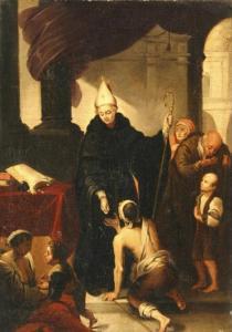 MURILLO Bartolome Esteban 1617-1682,Charity of St. Thomas of Villanueva,Weschler's US 2006-04-01