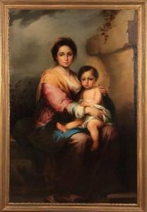 MURILLO Bartolome Esteban 1617-1682,Mother and child,Alderfer Auction & Appraisal US 2008-03-07