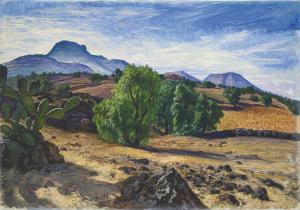 MURILLO GERARDO 1875-1964,MAÑANA EN EL AJUSCO,1955,Sotheby's GB 2013-11-20