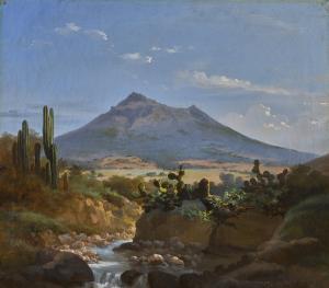 MURILLO Salvador 1841,MEXICAN MOUNT POPOCATEPETL, MEXICO,1873,Sotheby's GB 2018-12-13