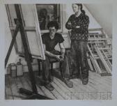 MURPHY Catherine 1946,Studio Interior with Two Figures,1976,Skinner US 2011-01-19
