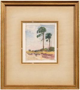 Murphy Christopher 1869-1939,landscape sketch,1939,Brunk Auctions US 2007-11-03
