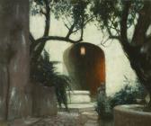 MURPHY Hermann Dudley 1867-1945,TWILIGHT IN THE COURTYARD,Sotheby's GB 2013-10-03