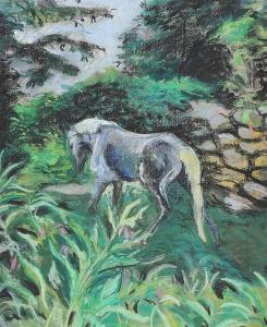 MURPHY Jay 1952,HORSE BY THE WOODS,Ross's Auctioneers and values IE 2016-08-10