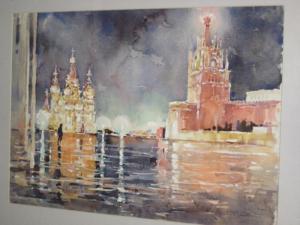 MURPHY Joseph D,Midnight Kremlin Square, On my trip to Russia,Ivey-Selkirk Auctioneers US 2009-09-19