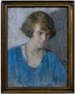 MURPHY Jr. Christopher P.H 1902-1969,portrait of a woman,Brunk Auctions US 2008-05-03