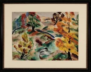 MURPHY Minnie Lois 1901-1962,untitled (landscape),Provincetown Art Association US 2021-09-26