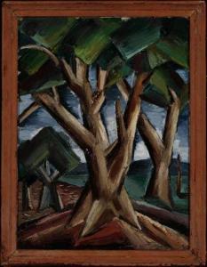 MURPHY Minnie Lois 1901-1962,untitled (trees),Provincetown Art Association US 2021-09-26