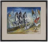 MURPHY Paul B 1900-1900,Surrealist Composition,1950,Brunk Auctions US 2013-05-11