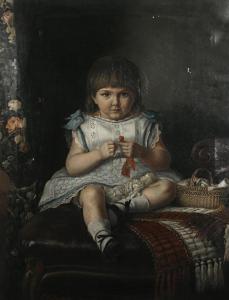 MURPHY S.J 1800-1800,The little seamstress,1883,Bonhams GB 2012-03-28