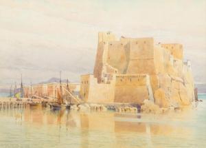 MURRAY Alexander H. Hallam 1854-1934,Castell Del'Ovo, Naples,Rowley Fine Art Auctioneers 2018-11-20