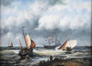 MURRAY B,Dutch Shipping Scenes,20th/21th century,Tooveys Auction GB 2023-07-12