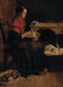 MURRAY Eben H 1800-1800,Maternal Cares,Christie's GB 2000-06-08