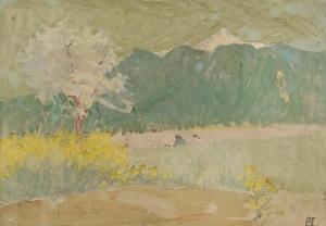 MURRAY Eileen 1885-1962,Figures in a Mountain Landscape,Morgan O'Driscoll IE 2022-11-07