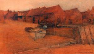 MURRAY FRANK STUART 1849-1915,Blakeney at Low Tide,1912,Keys GB 2014-03-14