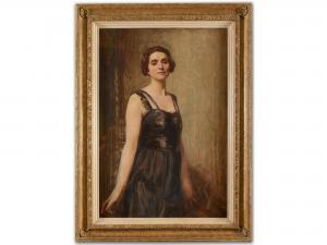 MURRAY George 1875-1933,PORTRAIT OF A LADY IN AN EVENING DRESS,Lawrences GB 2017-10-13