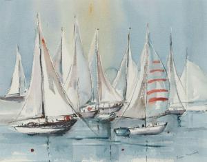 MURRAY Joan 1927-1900,SAILING BOATS BANGOR,Ross's Auctioneers and values IE 2024-04-17