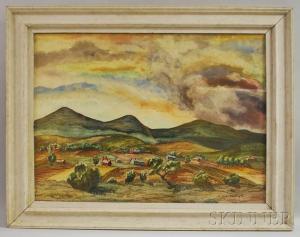 MURRAY Martin Joseph 1908-1997,Summer Storm,1945,Skinner US 2012-11-14