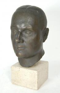 MURRAY MCCHEYNE JOHN ROBERT 1911-1982,BUST OF A MAN,1939,Lyon & Turnbull GB 2012-04-18