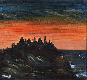 MURRAY Samuel 1870-1941,DUNLUCE CASTLE, COUNTY ANTRIM,Ross's Auctioneers and values IE 2020-11-04