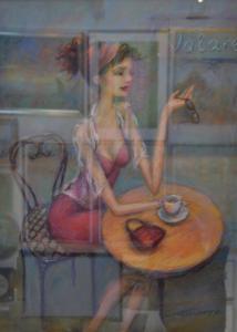 MURRAY TERRIANNE,WOMAN AT A CAFE,Leonard Joel AU 2017-11-09