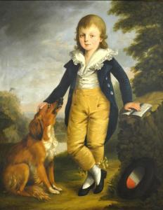 MURRAY W 1800-1800,Portrait of a boy with a dog,1797,Gilding's GB 2020-05-12