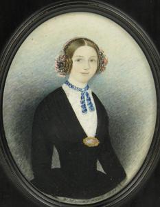 MURRAY W 1800-1800,portrait of a lady,1851,Burstow and Hewett GB 2013-09-25