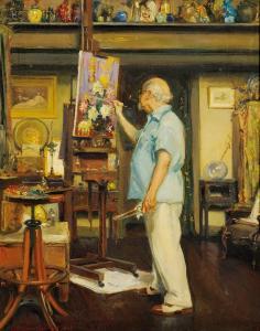 MURRAY waldo 1884-1956,Artist in His Studio,1945,Skinner US 2009-03-06