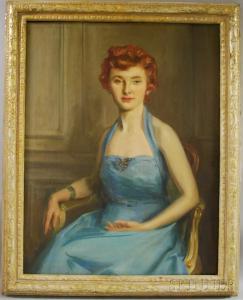 MURRAY waldo 1884-1956,Portrait of a Lady with a Butterfly Brooch,Skinner US 2012-04-11