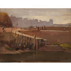 MURRAY William Grant 1877-1950,THE OLD PIER, ST. ANDREWS,Lyon & Turnbull GB 2017-12-07