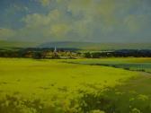 MURRILLS Claude 1915-2006,yellow fields,1991,Burstow and Hewett GB 2018-01-25