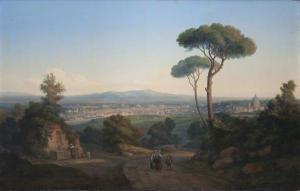 MUSCIO Giuseppe,VEDUTA DI ROMA DA MONTE MARIO,1856,Babuino IT 2011-11-30