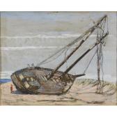 MUSGRAVE Arthur Franklin 1878-1969,Beached Sail Boat,Clars Auction Gallery US 2022-07-17