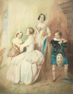 MUSGRAVE Mary Ann W 1800-1800,The four children of Dr Robert Bowes Malcolm,Bonhams GB 2020-10-27