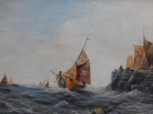 MUSIN,Masted ships off the coast in choppy seas,Golding Young & Co. GB 2019-09-04