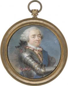 MUSSARD Robert,Portrait des Stadhouder Willem IV. von Oranien,1753,Galerie Bassenge 2023-11-30