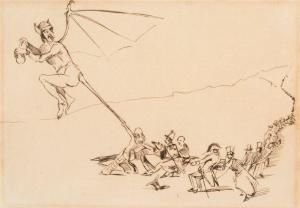 MUSSET Alfred de 1810-1857,Le diable par la queue,Aguttes FR 2020-12-10