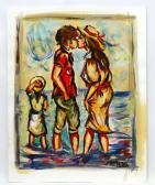 MUSSO Francesco 1942,Lovers at the seaside,Dickins GB 2018-06-29