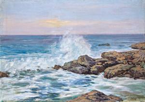 MUTAFOV Alexander 1879-1957,Vawy sea,Nagyhazi galeria HU 2017-05-30