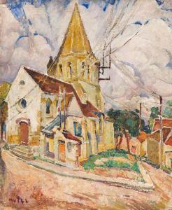 MUTER Marie Melania 1876-1967,Landscape with a church,Desa Unicum PL 2024-03-21