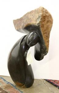 MUTETA Lincon,Zimbabwe Shona abstract carving,Clars Auction Gallery US 2010-01-10