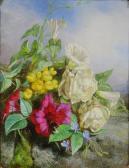 MUTRIE Martha Darlay 1824-1885,Still Life with Flowers,Clars Auction Gallery US 2015-11-15