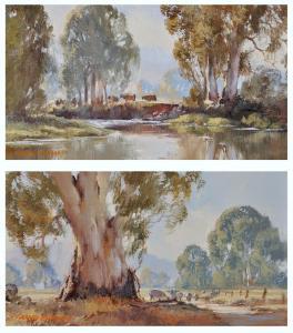 MUTSAERS Gérard 1947,Banks of the Yarra River,Elder Fine Art AU 2020-03-02
