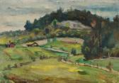 MUUSARI Janne 1886-1966,Country Landscape,1942,Burchard US 2014-04-27