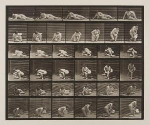 MUYBRIDGE Eadweard,Arising from the Ground with Pamphlet in One Hand,1887,Dreweatts 2014-06-06
